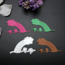Cutting Die Decor Carbon Steel Rainbow Cloud Shape Craft Embossing-133495