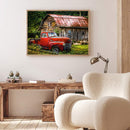 DIY Cabin Car Rhinestone Picture Mosaic Full Round Drill Diamond Painting Craft