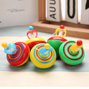 Creative Kids Pull Rope Love Gyroscope Toys Children Lighting Spinning Top