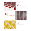 2 Layer Fishing Hook Lures Bait Box Waterproof Fishing Tackle Case (Red) Newly
