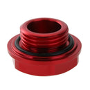 VODOOL 1pc Aluminum Alloy Oil Fuel Filler Billet Cap Tank Engine Cover For