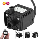 Mini 12V 5W 240L/H DC Micro Brushless Water Pump Car Submersible Ultra-Quiet UK