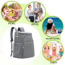 #A 30L Cooler Backpack Waterproof Shoulder Ice Bag Large Capacity Outdoor Equipm