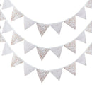 12 Flags 3.2m Tropical Flower Flags Pennant Wedding Birthday Party Decor Newly