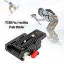 P200 Quick Release Plate Aluminium Alloy Clamp Tripod for Manfrotto 501 Q5