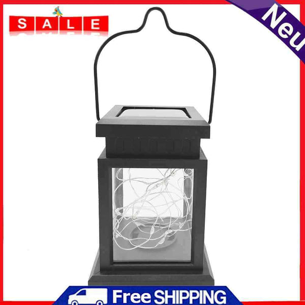 Waterproof LED Solar Light Lantern Hanging Lamps Outdoor Garden Patio Decoration