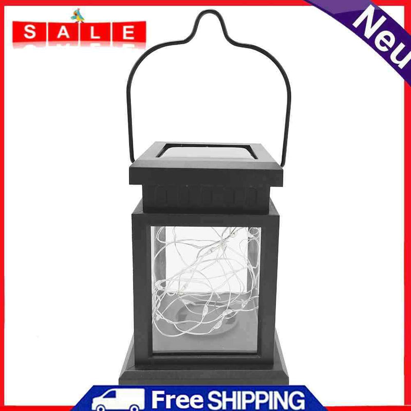 Waterproof LED Solar Light Lantern Hanging Lamps Outdoor Garden Patio Decoration