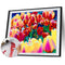 Colorful Flower Oil Paint By Number Kit DIY Drawing Canvas Picture for Adults