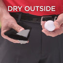 Golf Ball Cleaning Towel with Carabiner Hook Golf Club Head Wiping Cloth Cleaner