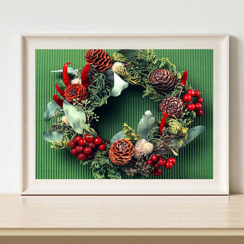 Christmas decorations 50x40cm Oil Paint By Numbers Picture DIY
