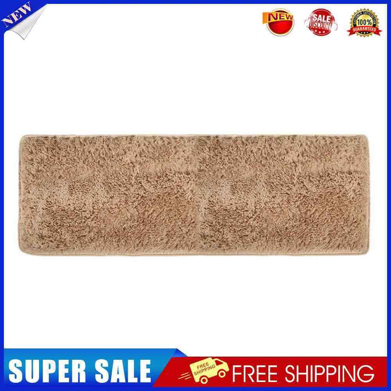 5pcs Fluffy Rugs Anti Slip Doormat Carpet Floor Mat(Camel)