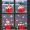Christmas Deer Window Glass Stickers Home Mirror Stickers Snowflake Wall Door~
