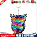 Glitter Sequins Bird Key Chain Girl Backpack Key Ring Jewelry (Multicolor)