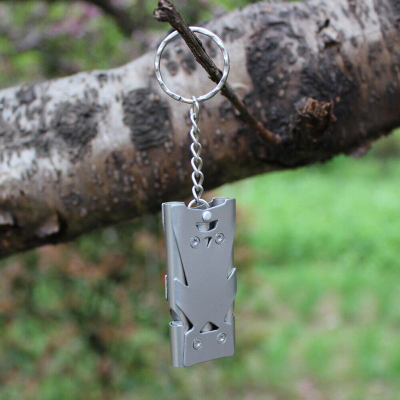 Outdoor Three-Pipe Emergency Survival Whistle EDC Portable High Decibel Whi