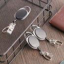Card Anti-Lost Clip Stationery Retractable Keychain Clip Badge Holder Lanyards
