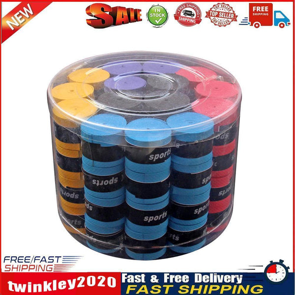 60pcs Racket Fish Rods Over Grips Badminton Wrap Tape Sweatbands (Mix) Newly