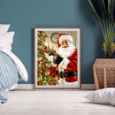 5D DIY Diamond Painting Santa Claus Kits Full Square Drill Wall Rhinestone Decor