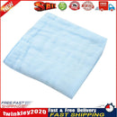 Handkerchief Baby Infant Kids Soft Cotton Towel Reusable Bib (Blue) Newly