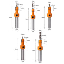 Woodworking Countersunk Drill Cone Drill Counterbore Drill Bit (5pcs/set)