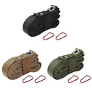 Tent Canopy Lanyard Clothesline Outdoor Camp Hiking Rope w/ Buckle (Khaki)