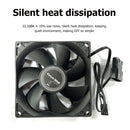 Silent Fan for Computer Cases Chassis Cooling Fan Hydraulic Bearing (9cm) Newly