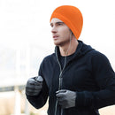 Beanies Hats Winter Warm Sports Cycling Running Ski Bonnet Caps (Orange)