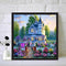 DIY Paint By Number Kit Villa Garden Landscape No Frame Home Art Decoration