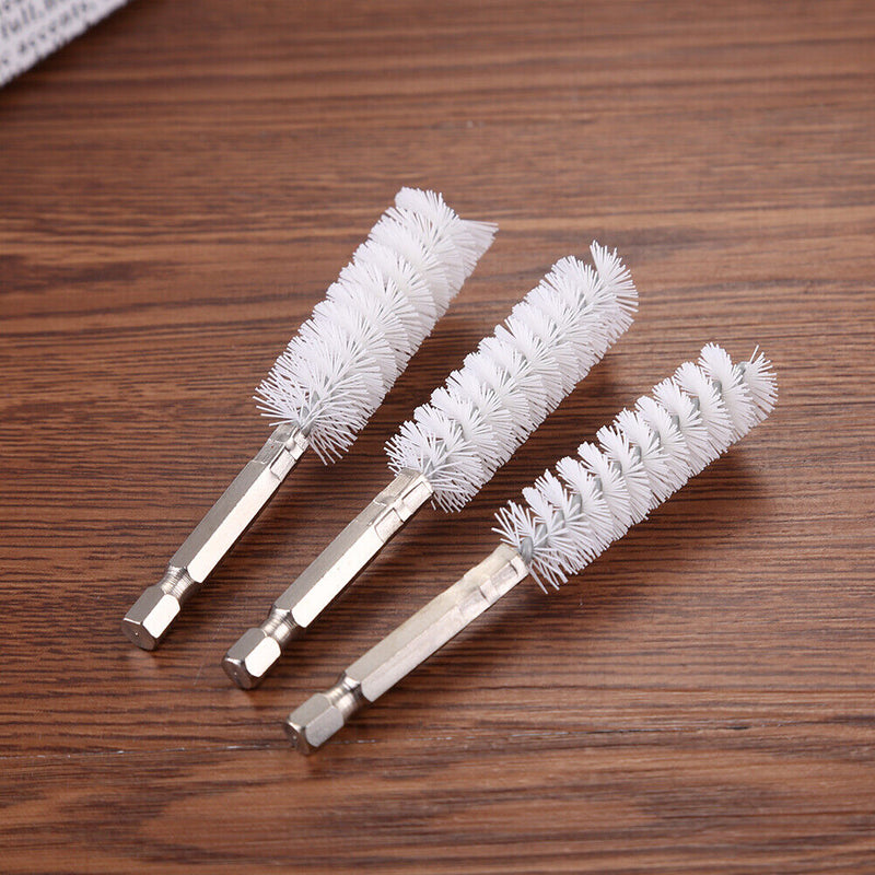 Portable Hex Shank Stainless Steel Wire Twisted Brush for Drill Impact Driv