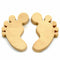 Cute Wooden Baby shapes Cut MDF Blank Embellishments N2K3 s Craft X4X2