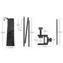 Folding Camping Lamp Pole Kit Detachable Lantern Stand Tent Hanging Light H