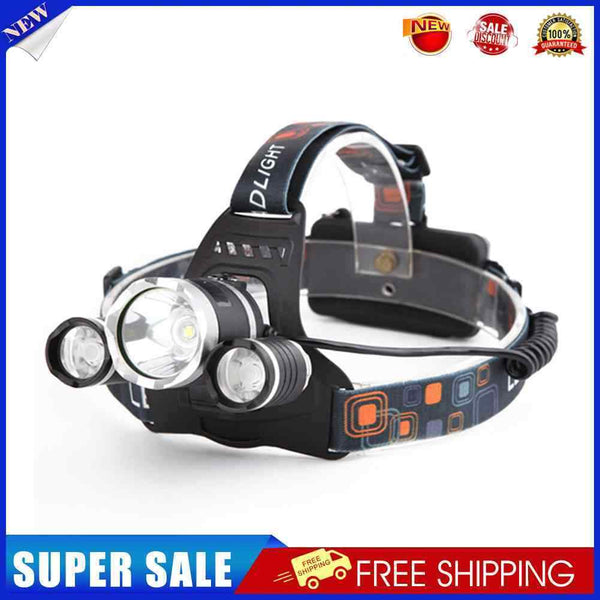 LED Headlamp USB Rechargeable Outdoor Fishing Camping Head Lights Flashlight