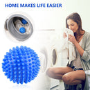 2pcs 6.5cm PVC Laundry Ball Fabric Softener Clothes Reusable Clean Wash Too