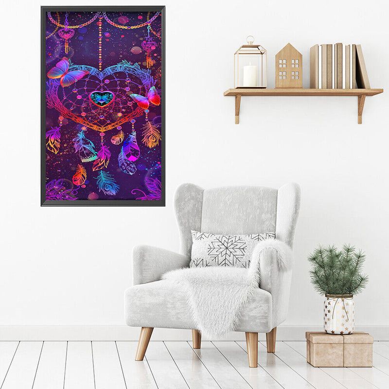 Love Dream Catcher Oil Paint By Numbers DIY Wall Craft Coloring Drawing for Kids