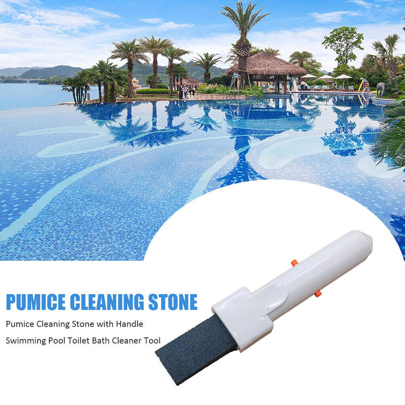 Cleaning Stone with Handle Stains Hard Water Ring Remover for Swimming Pool Tool