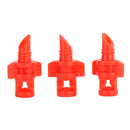 50pcs Nozzle Set Garden Watering Refraction Atomization Nozzles (Red)