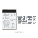 Metal Cutting Dies Silicone Seal Stencils DIY Scrapbooking Album Stamp (B) Newly