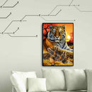 Diamond Painting 5D Full Round Drill Mosaic DIY Tigers World Wall Decoration Kit