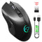 2.4Ghz Wireless Mouse 2400DPI 7-Color Computer Optical Mice + USB for Laptop PC