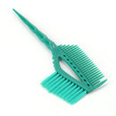 Barber Hair Dyeing Comb with Brush Plastic Hair Coloring Applicator (Cyan) Newly