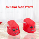 2pcs Smile Face Walk Stilt Jumping Stilts for Children Balance Sense Training