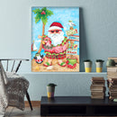 Diamond Santa Claus Full Round Drill Rhinestone Picture