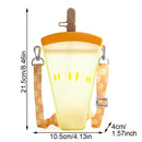 with Strap Water Bottle With Straw Drinking Cup Juice Cup Popsicle Cups