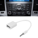 3.5mm Male Audio AUX Jack to USB 2.0 Type A Female OTG Converter Cable Newly