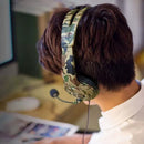 Game Headphones Gaming Headsets Stereo Over-Head Earphone PC Wired Headset Newly