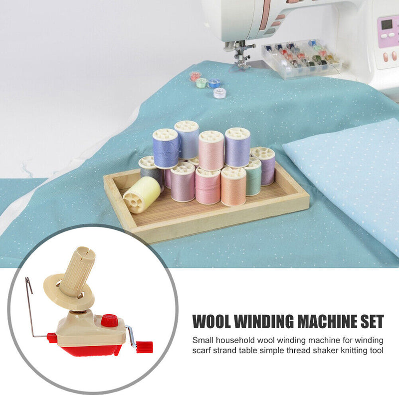 Handheld Yarn Winder Fiber String Line Ball Winding Wool Winder Machine Newly