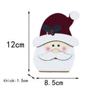 Home Decoration Snowman Santa Claus Christmas Ornaments Deer Wooden Crafts