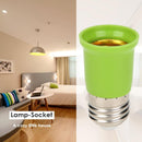 E27 to E27 Conversion Lamp Head Extension Base Adapter (Thread Green) Newly
