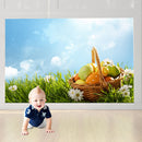 Happy Easter Backdrops Baby Shower Birthday Party Flower Photography Background