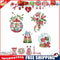 Full Cross Stitch Cotton 14CT Printed Christmas Needle Handmade Craft Kit