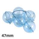 5pcs/Set Fishing Float Plastic Water Ball Bubble Sea Fishing Tackle (47mm) Newly